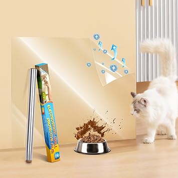Wall Protector Clear Electrostatic Film Kitchen Furniture Pet 6.6ft