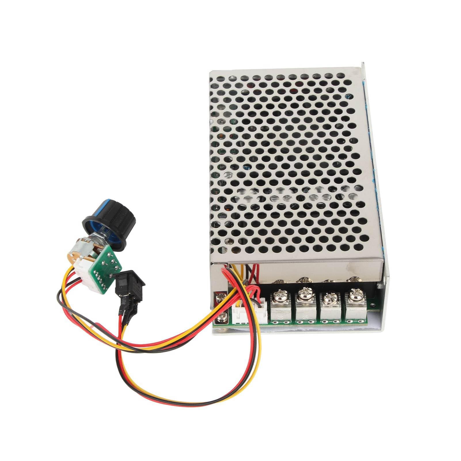 Headerbs Sterownik Prędkości Silnika Prądu Stałego, Regulator Regulatora Silnika PWM 3000 W 60 A z Prądem Szczytowym 100 A, Precyzyjna Kontrola Prędkości do -4°F, do Zastosowania z Silnikiem