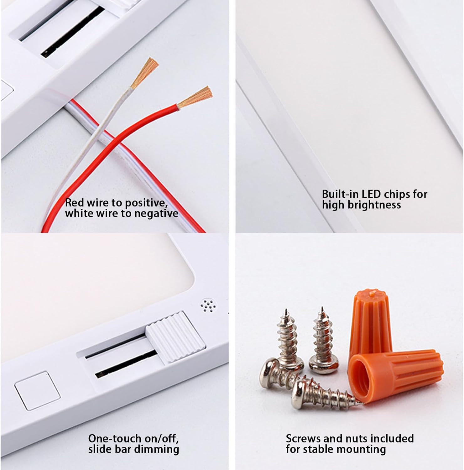 10 Packs RV Lights Interior 12V 24V 96LEDs 3 Color Dimmable Led Ceiling Light Dome Lamp Fixture For indoor Lighting Caravan Camper Travel Trailer Motorhome Yacht