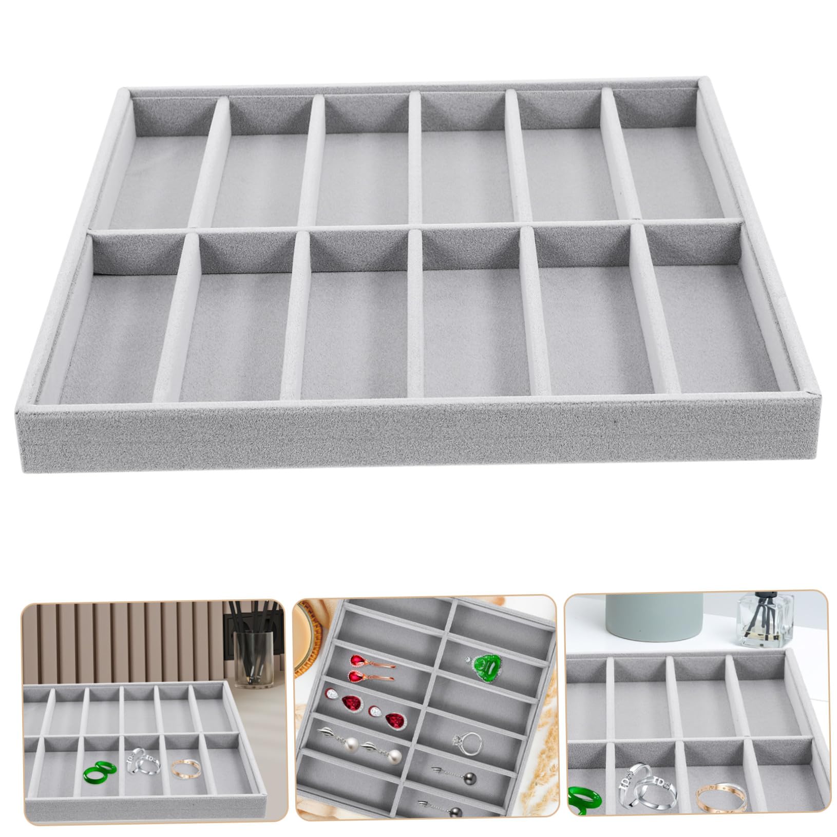 Mipcase Organizer Na Okulary Tacka Z Aksamitnym Schowkiem Przechowywanie Okularów Ekspozycja Okularów Organizer Na Okulary
