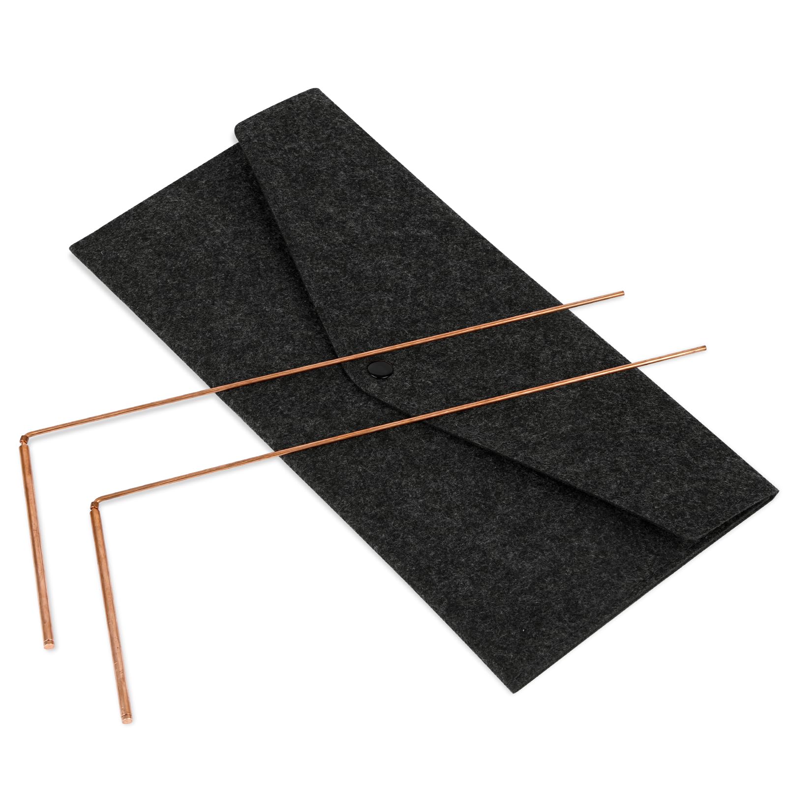 Photo 1 of 2 Pack Dowsing Rods Copper Spiritual with Bag for Detection, Ghost Hunting