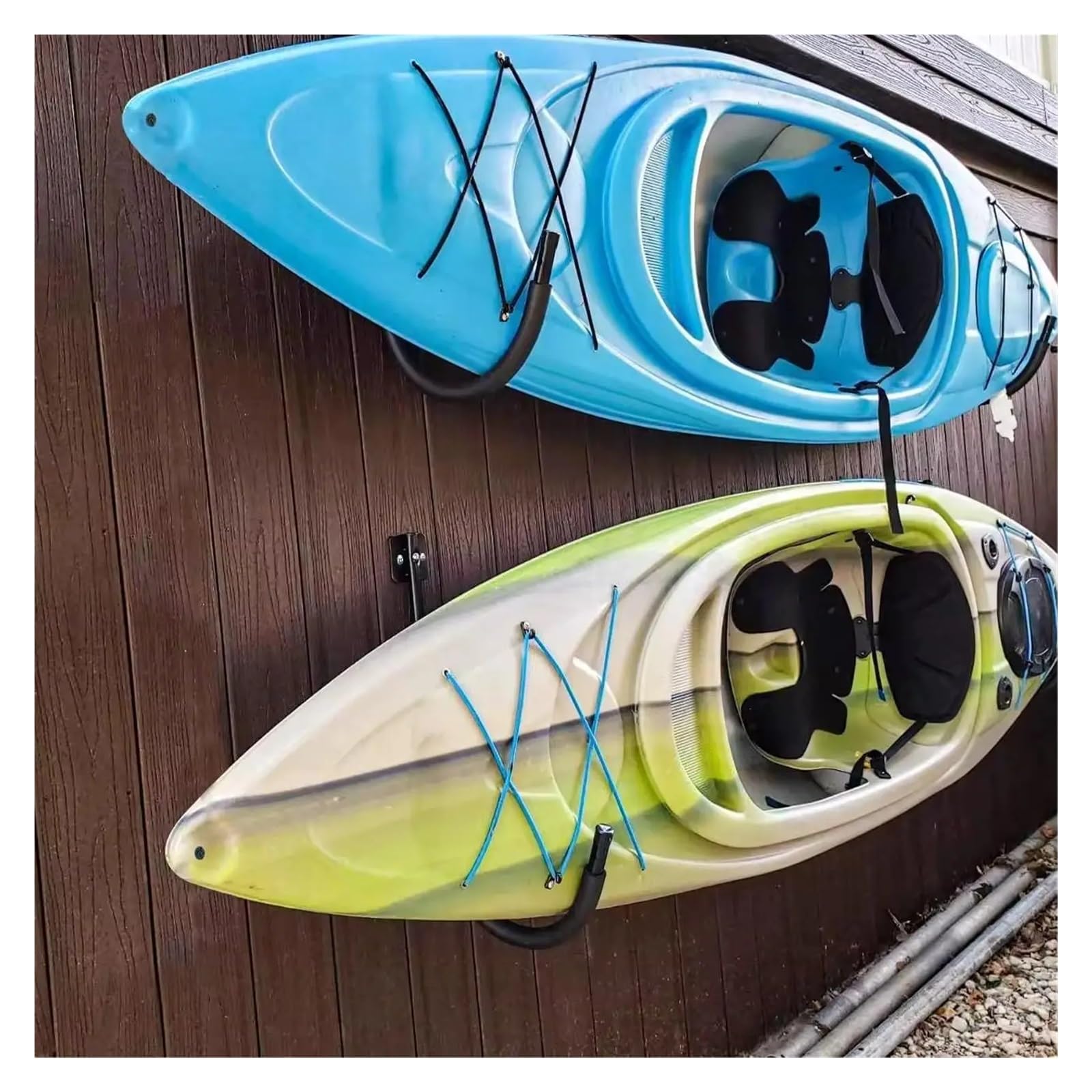 Supporti per Tavola da Surf Supporto da parete for tavola surf e kayak, accessorio for stand-up paddleboarding, supporto for barca, gancio for