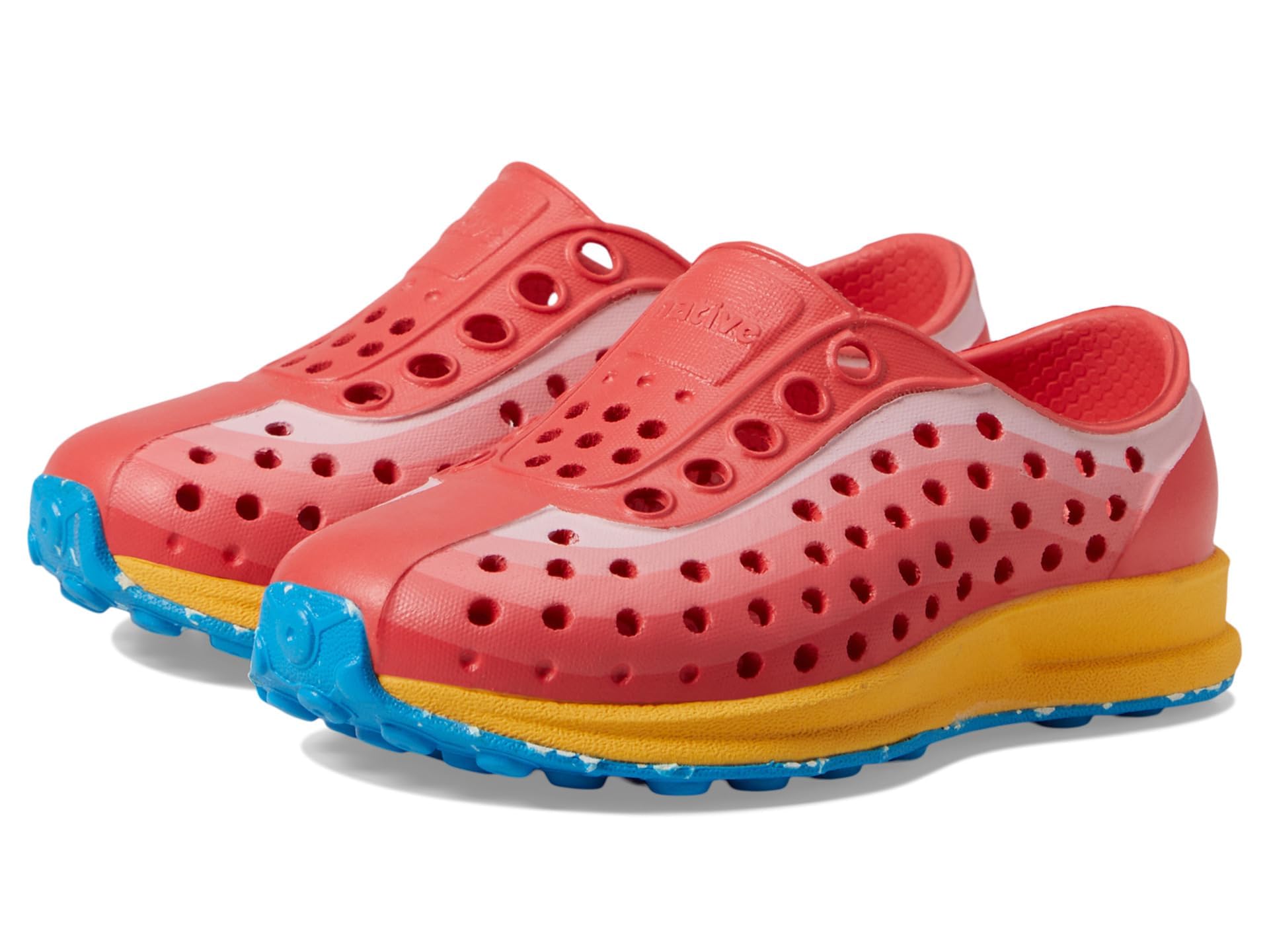 Native ShoesKids Robbie Print (Toddler) - Shoes for Kids - Slip-on Construction - Round Toe Design