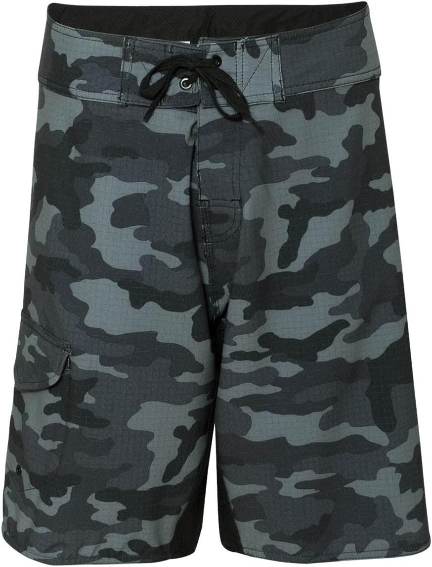 Burnside B9371 - Camo-Diamond Dobby Board Shorts