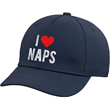 I Love Naps Funny Saying Quote I Heart Naps Adjustable Baseball Hat
