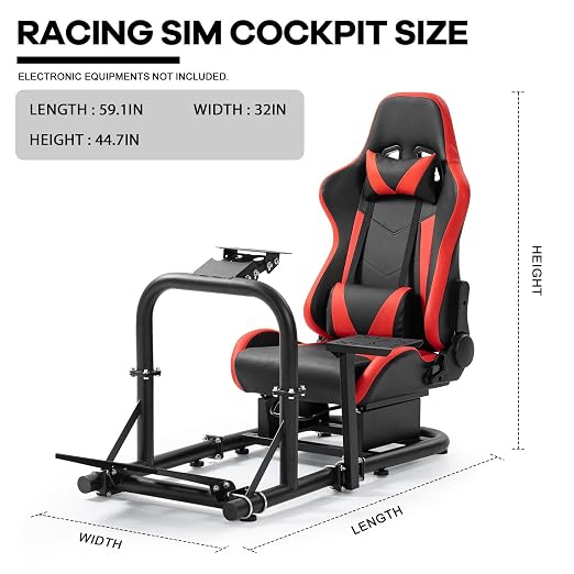 Simulador de Carrera Anman con Asiento y Soporte miniatura 5