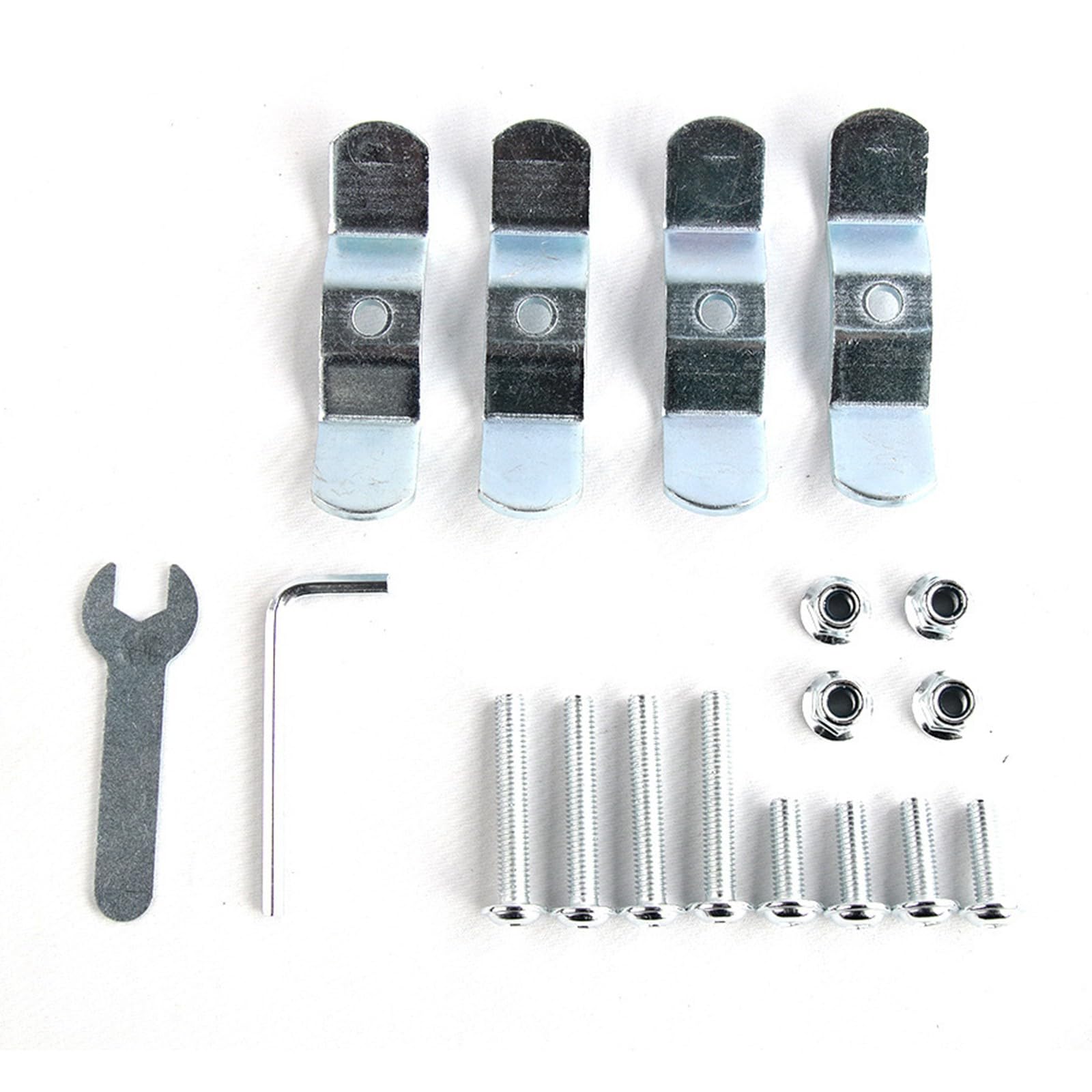Support Bagagerie Moto Aluminium - Porte-Valises Latérales + Porte-Bagages Arrière - Pour Coffres & Sacoches