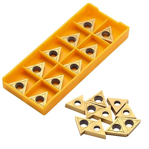 Miniatura 5 de BestParts 20PCS TCMT16T304 insertos de torneado de carburo, TCMT32.51 Insertar la cuchilla de corte para el tenedor de la herramienta de torneado