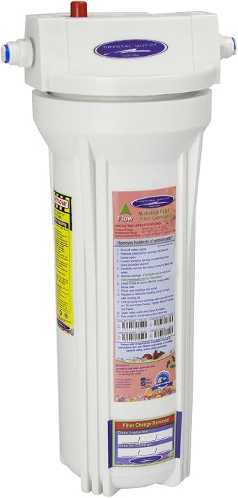 Crystal Quest Fluoride Removal In-Line Water Filter, 1500 gallons Capacity