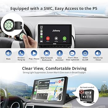 モニター台 AUTO DOOR Amazon.com: ATOTOEXCEL Wireless Portable CarPlay Screen for