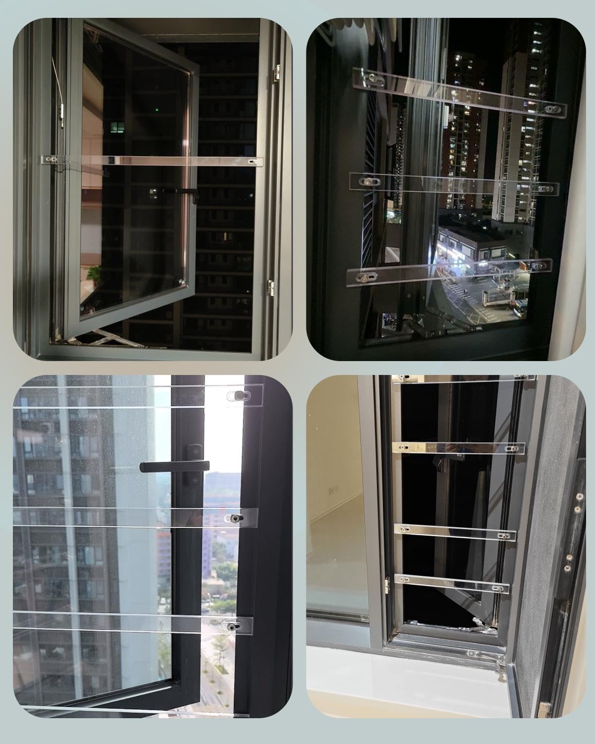 Fenstergitter Einbruchschutz Unsichtbares Sicherheitsgitter