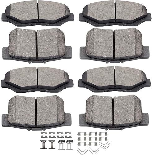 Miniatura 200 de SCITOO D1629 Ceramic Brake Pads Sets Front Fit For Dodge For Durango,For Jeep Grand Cherokee,For Mercedes-Benz