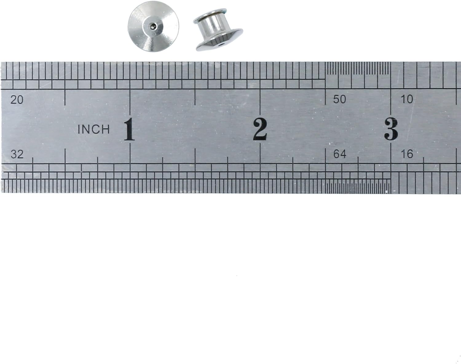 SUBANG 30 Pieces Metal Pin Backs Locking Pin Keepers Locking Clasp with Storage Case