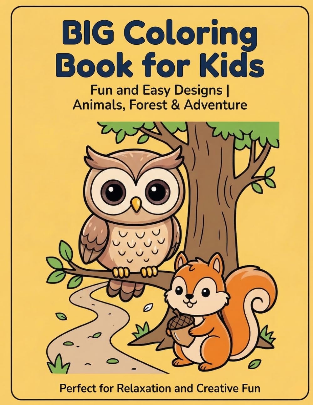 Coloring Book for Kids: Fun and Easy Designs (Kids Coloring)