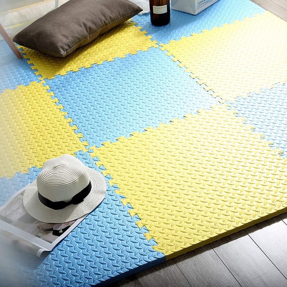 パズルマット ジョイントマット 赤ちゃん 30ｃｍ フロアマット 無地 キッズ ベビー エコ 洗える 防音 ケガ防止