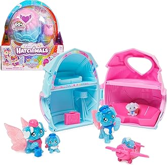 Toys Uncle Hatchimal Surprise (Family Pack Home Playset with 3 Characters and up to 3 Surprise Babies)