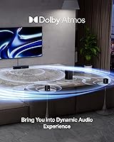 Vista 3 de ULTIMEA Barra de sonido de 5.1 canales con Dolby Atmos, sistema de sonido envolvente para TV, barra de sonido para Smart TV y cine en casa, control