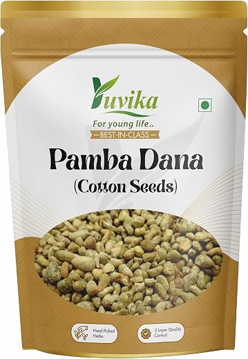 YUVIKA Pamba Dana - Binola Giri - Gossypium herbaceum - Cotton Seeds (100 Grams)