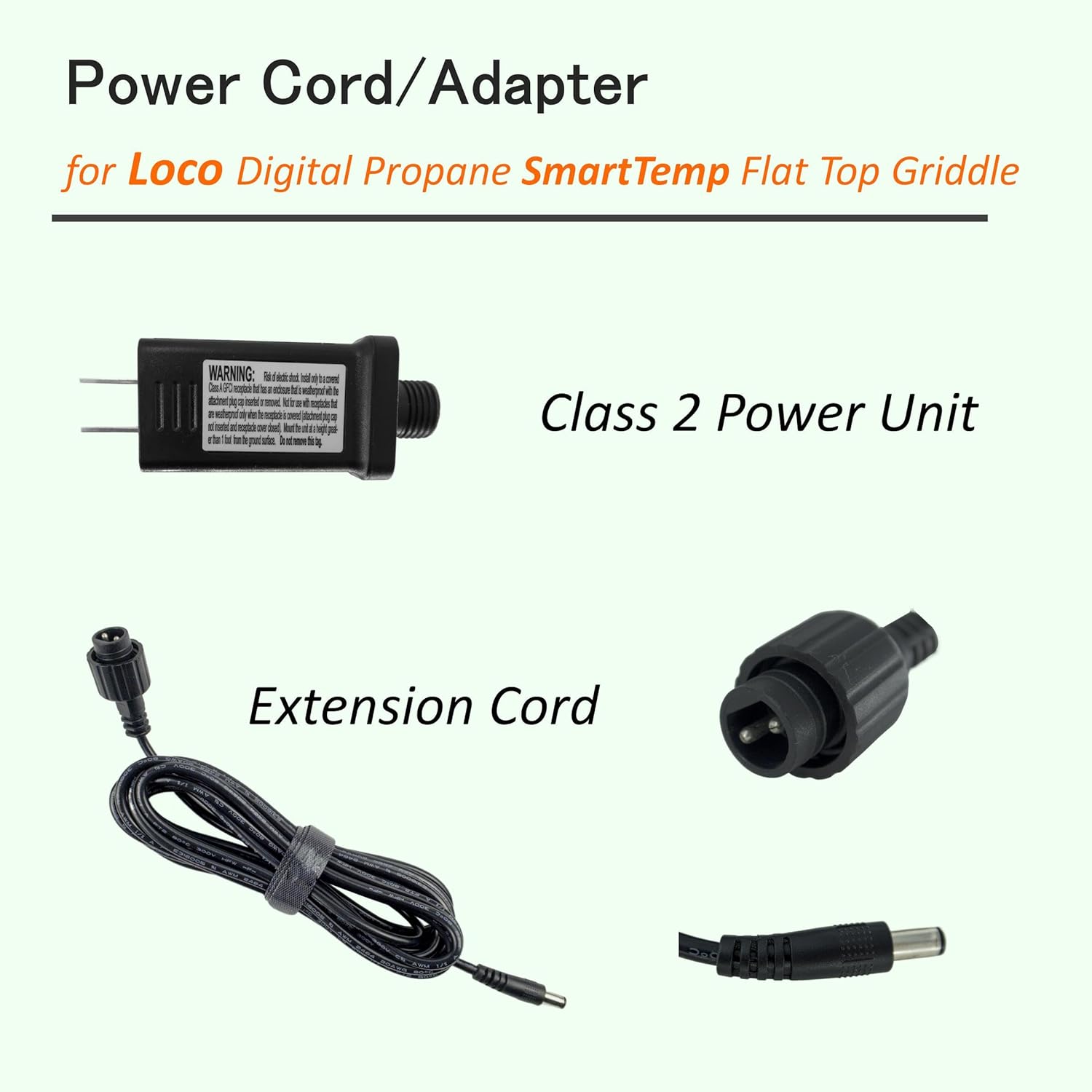 Power Cord Replacement for 26” and 36” LOCO Series Digital Series II SmartTemp Griddle