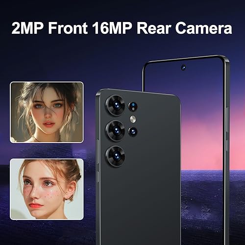 Miniatura 8 de Teléfono Android 4G Lte, 3 GB + 128 GB de memoria, pantalla HD de 6.56 pulgadas, teléfono celular desbloqueado Dual-SIM, procesador Otca-core,