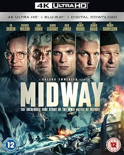 Midway [4K UHD + Blu-ray] [2020] [Imported from UK Region Free 2 Disc] Runtime 138 min Price In India
