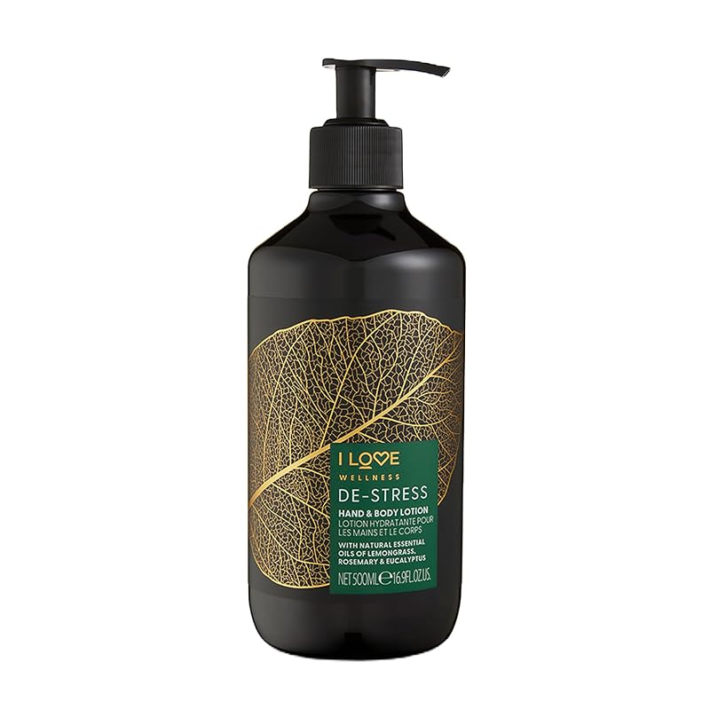 Loção para mãos e corpo I LOVE Wellness De-Stress com capim-limão e eucalipto, 500 mL