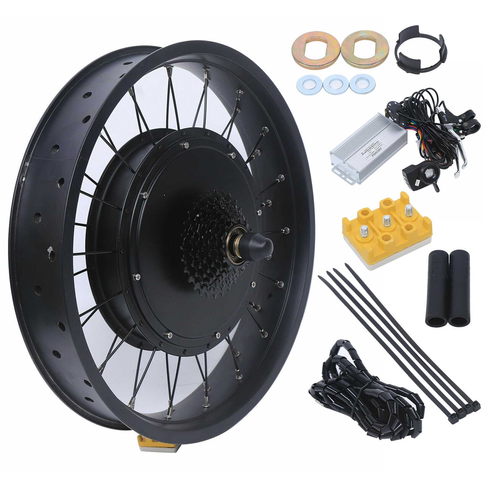 Jinprdamz 20 E Bike Conversion Kit Front Wheel Motor Electric