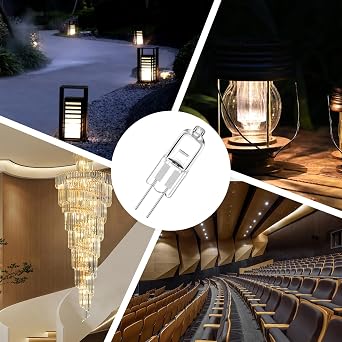 G4 Halogen Light Bulbs 20W, 10 Pcs 2 Pin Lava Lamp Bulb [Energy Class G]