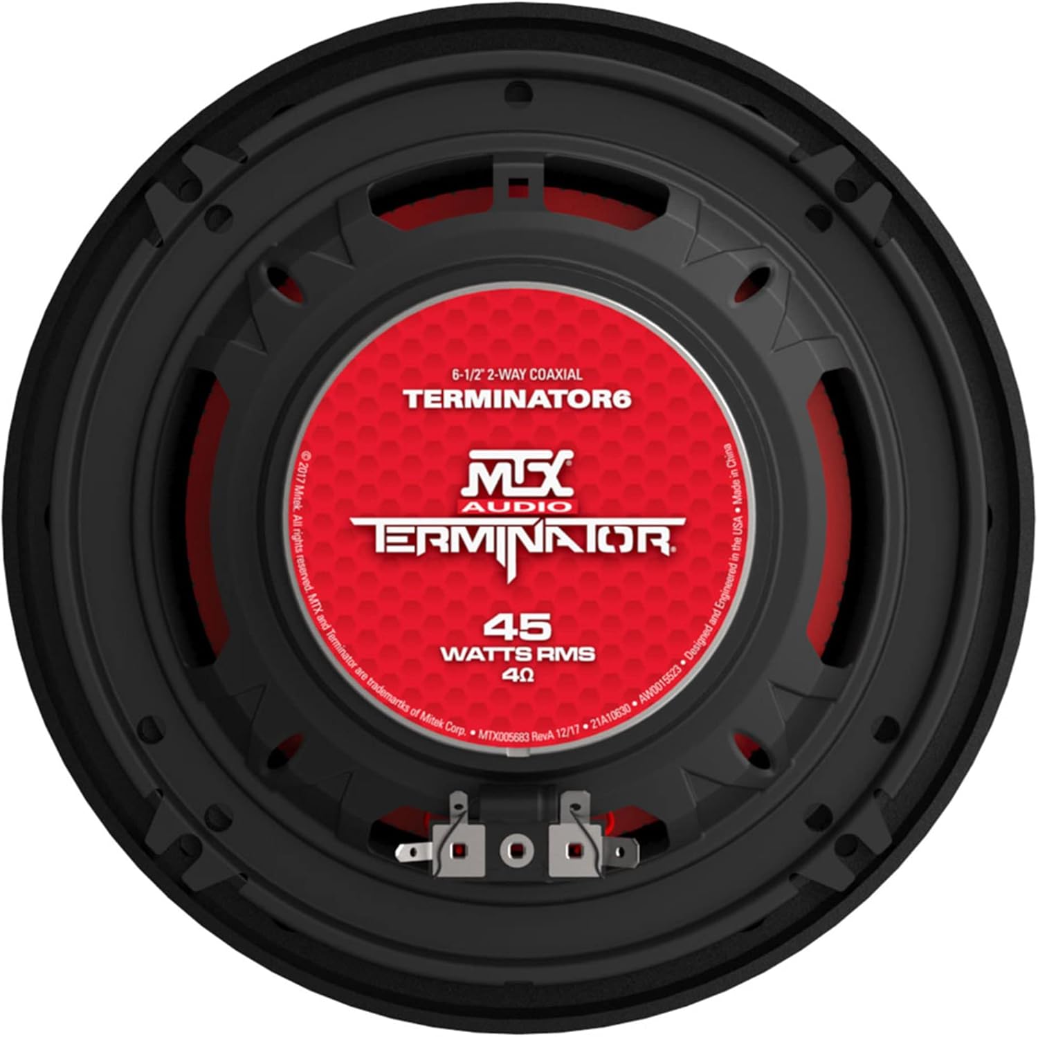 MTX Terminator6 45 Watt RMS 2 Way Polypropylene Coaxial Car Speakers