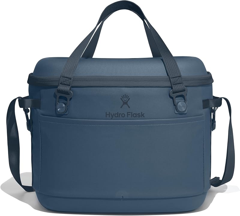 Hielera portátil Hydro Flask - heladera suave portátil aislada - Capacidad de 30 L en azul puerto