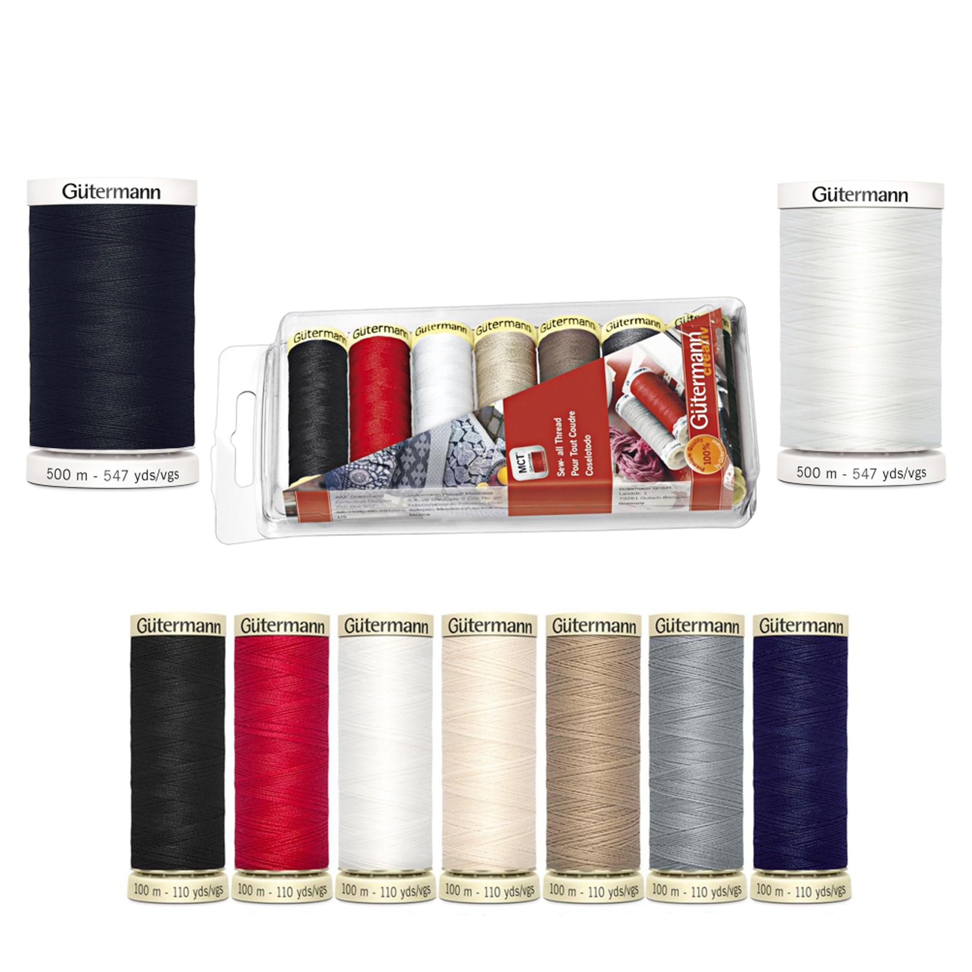 やんやん　1104545サマーセール品 Amazon.com: Gutermann Sewing Thread,Sew-All 7 Spool All
