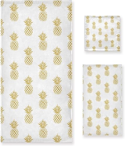 Vista 18 de ALAZA Juego de toallas de 3 piezas, juego de toallas de baño con escamas de dragón arcoíris, 1 toalla de baño, 1 toalla de mano, 1 toalla, toallas