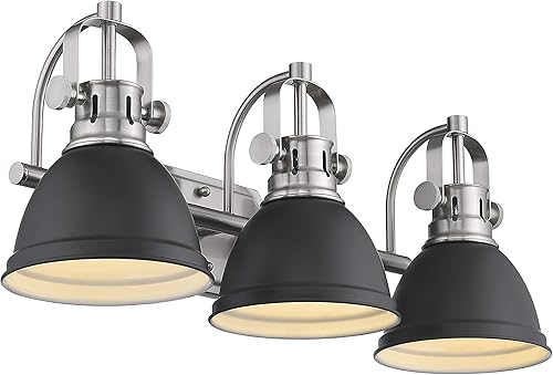 Emliviar - Lámpara de baño con 3 luces