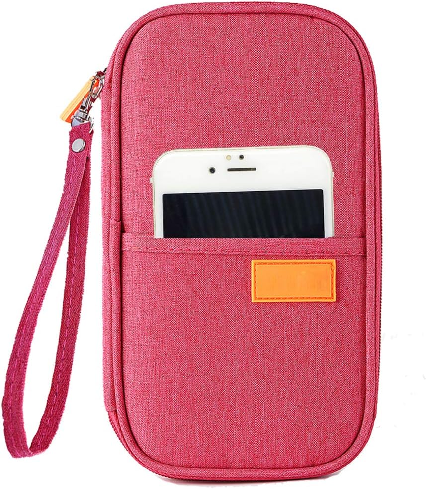 FLYMEI Family Passport Holder for 4, Travel Wallet