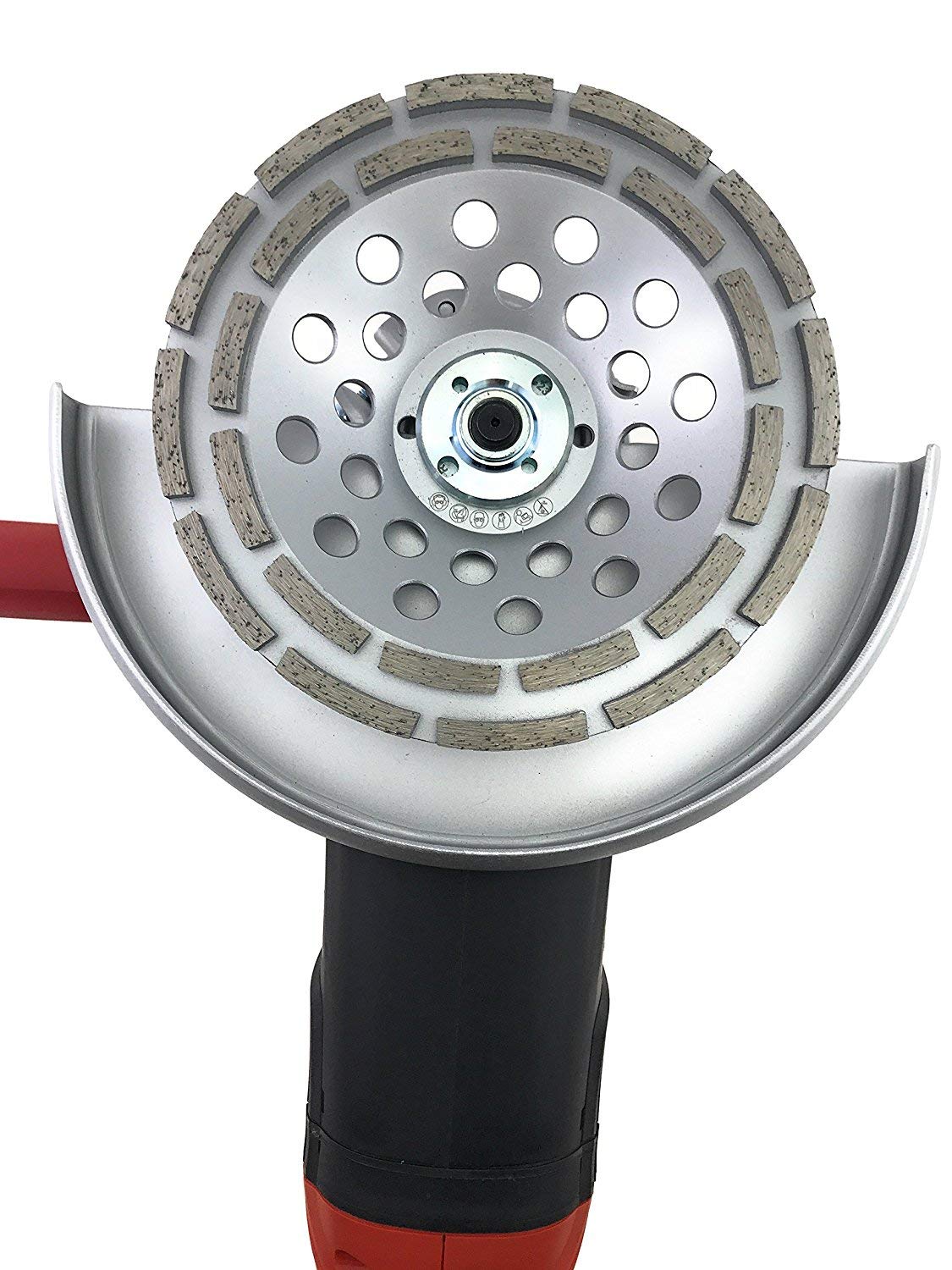 PRODIAMANT Meule Assiette Diamantée 180 mm Béton Universel Double Rangée 22,2 mm