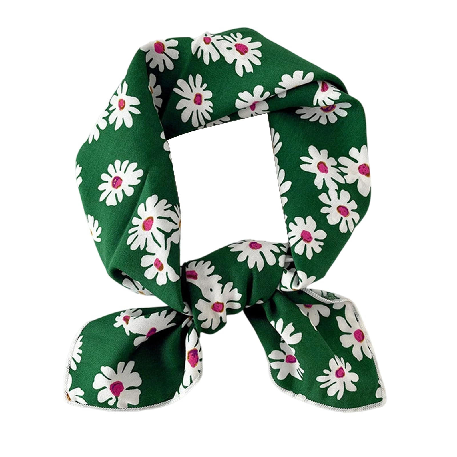 Cotton And Linen Scarfs Women Small Square Scarf Breathable Lightweight Neckerchief Headscarf Elegant Head Scarfs Gift Lightweight Neck Scarves For Women