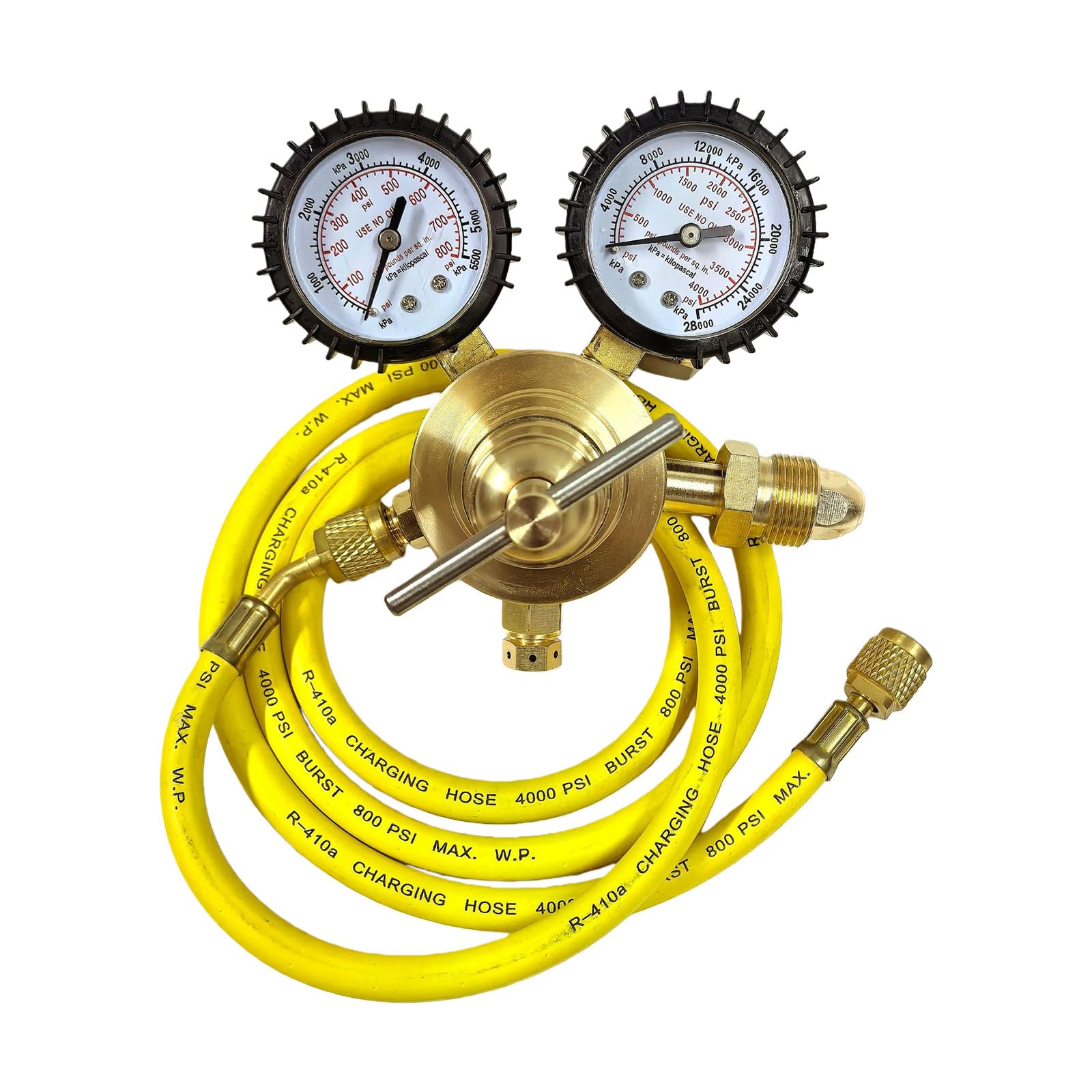 Pressure Reducer Featuring Gauge and Inflation Hose for Secure Operations in Industrial Settings Pressure Regulator