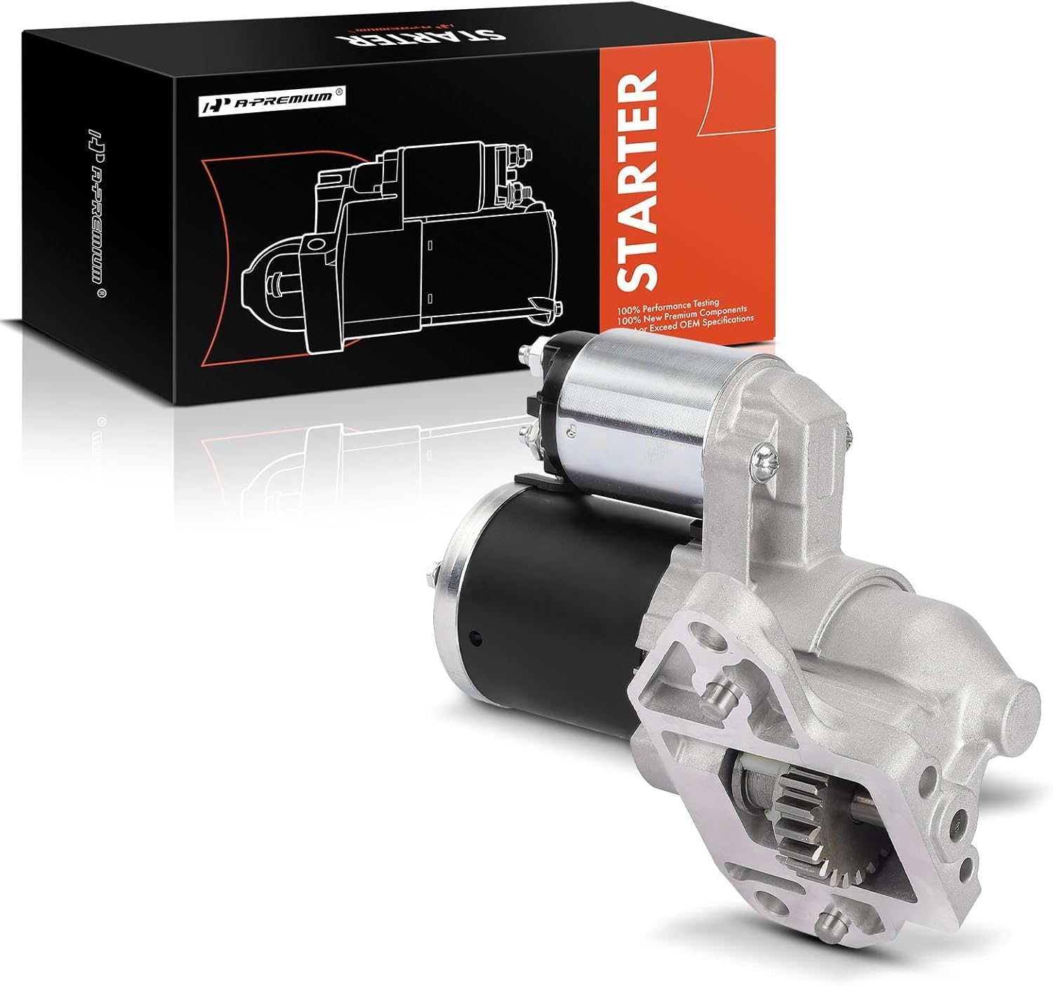 A-Premium Starter Motor Compatible with Mazda 6 2009-2010, CX-9 2007-2009/2012-2015, 3.5L 3.7L, 12V 1.6KW 22-Teeth Counterclockwise, Replace# CY0118400R00, M000T15871