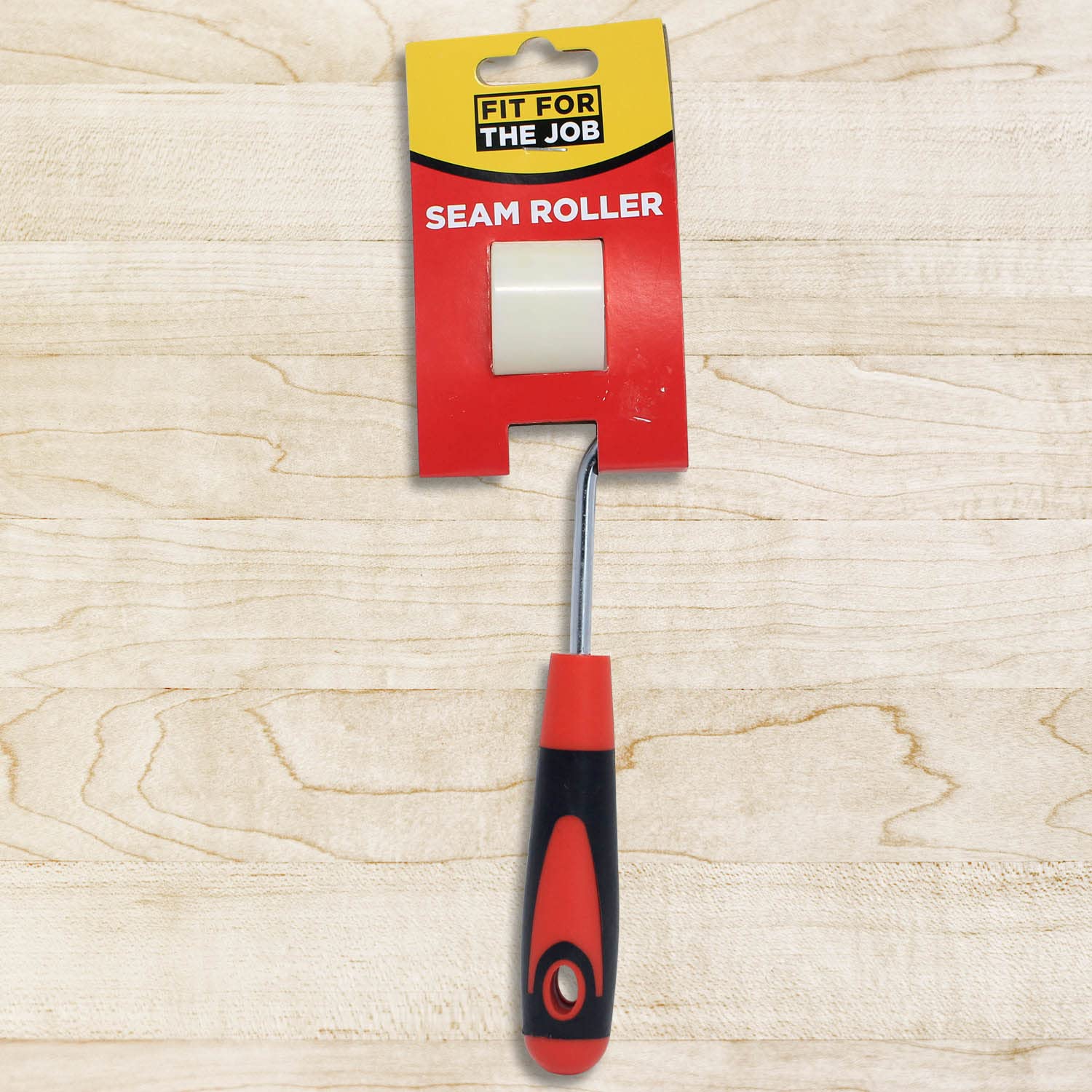 Fit For The Job Wallpaper Seam Roller for Smoothing and Pressing Wallpaper Edges Together with Ergonomic Easy Grip Handle and Soft Grip for Comfortable Working - Image 3