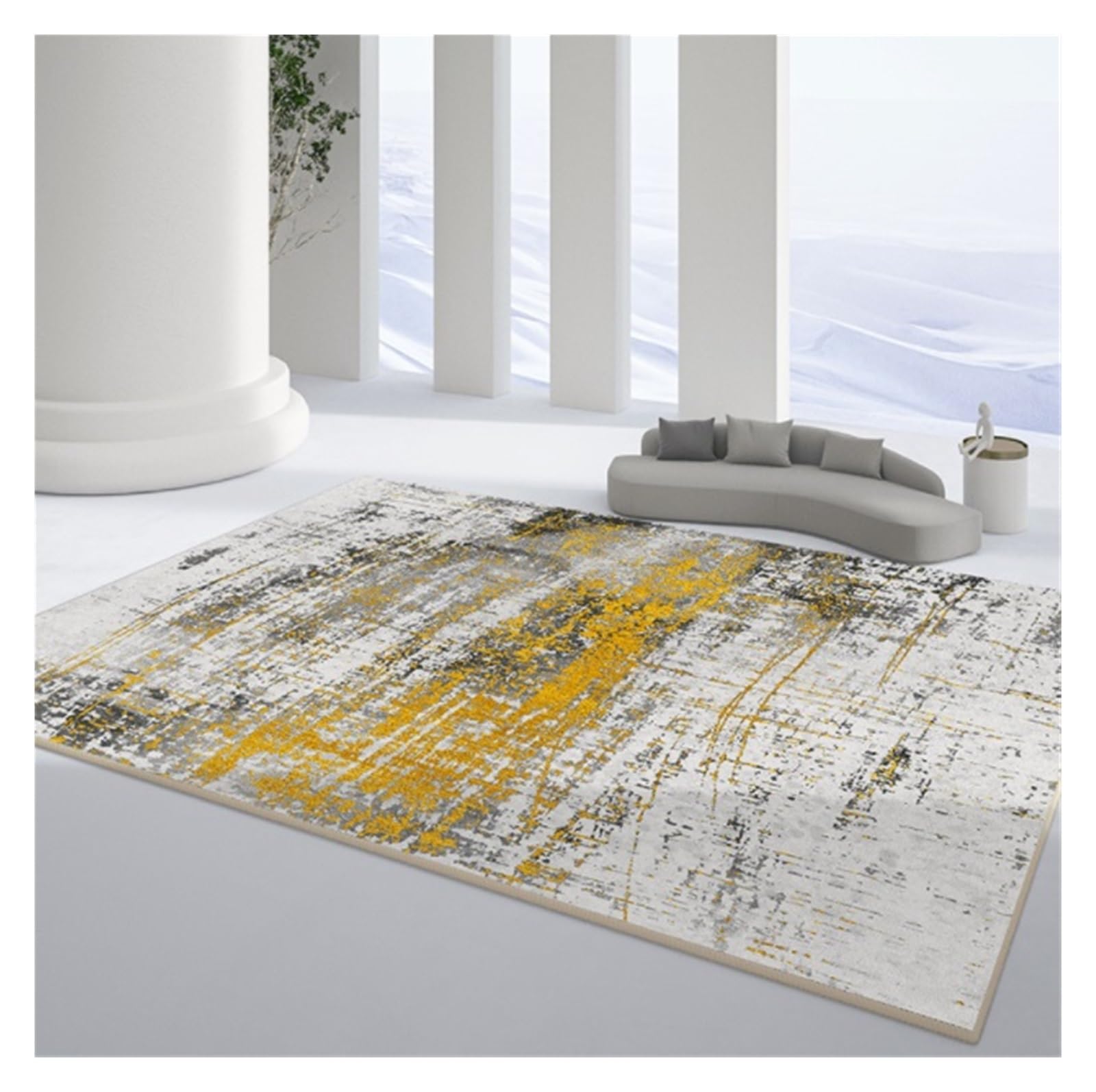 Dywan do Salonu Abstrakcyjny Dywanik Do Wnętrz Nowoczesny Dywan Do Salonu, Sypialni, Jadalni I Kuchni Dywanik Dywany (Color : B, Size : 180 * 250cm)