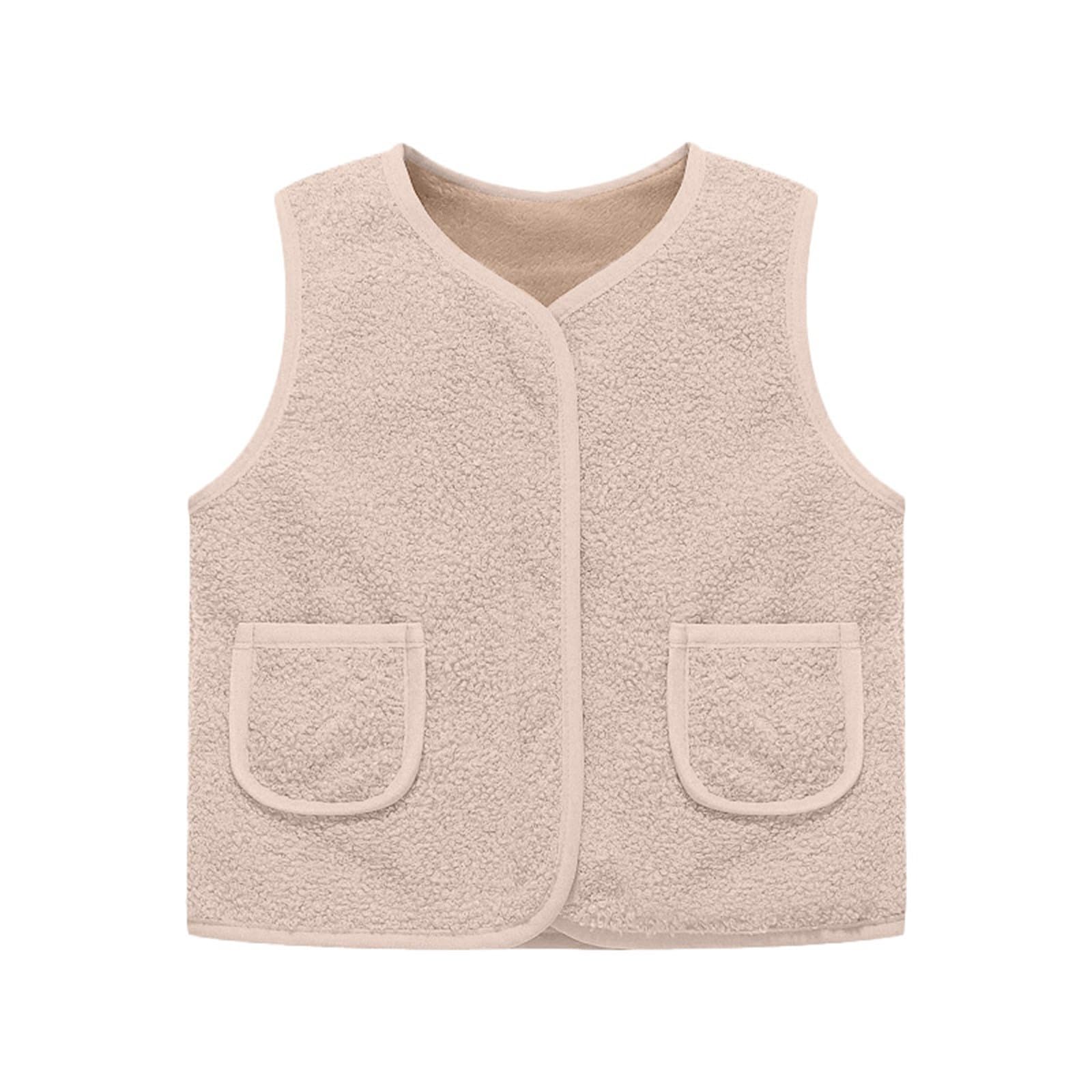 Gilet Sans Manches Enfant Polaire - 2 à 14 Ans - Zippé, Chaud, Pour Automne Et Hiver