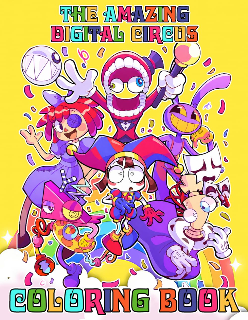 Amazing Cir-cus Coloring Book: Cute, Easy, Bold Coloring Pages for Relaxation & Fun. Easy Coloring Pages For Fan Teen Men Women Kid