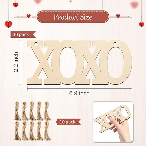 Miniatura 381 de Trébol de madera de gran tamaño de 7 pulgadas, adornos para el día de San Patricio para pintar, tréboles de madera en blanco en blanco, sin