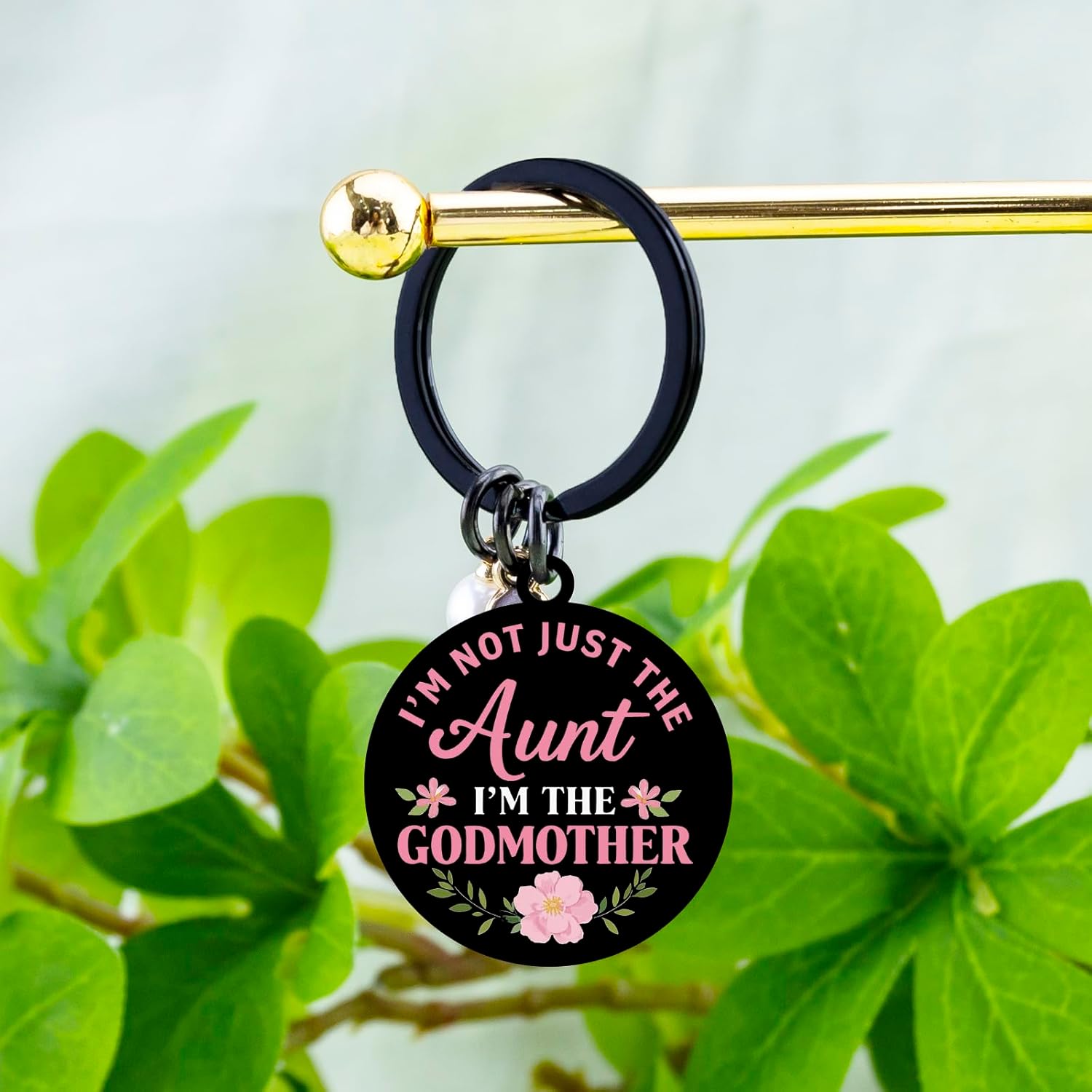 Godmother Gift Auntie Keychain Godmother Gifts from Godchild God Mother Gifts for Women Mothers Day Birthday Gift for Her Aunt Godmothers Keychain for God Mommy - Image 6
