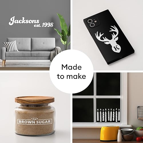 Miniatura 4 de Cricut Vinilo extraíble de alta calidad (12 x 30 pies), sin residuos, fácil de quitar hasta 2 años, perfecto para proyectos de bricolaje en