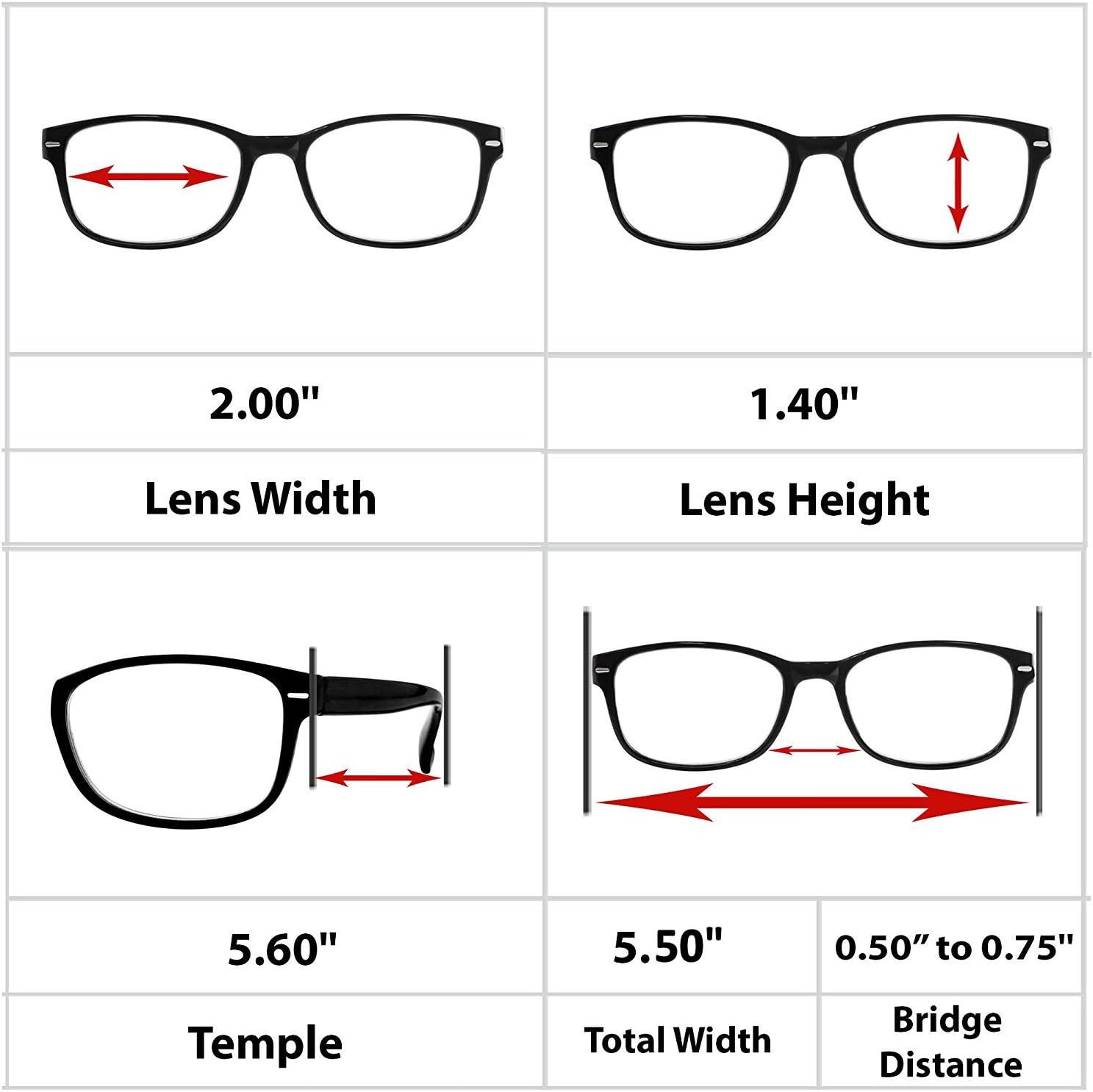Mass Vision Wholesale 'The Intellect' Best Unisex Reading Glasses (12 Pair Included!)