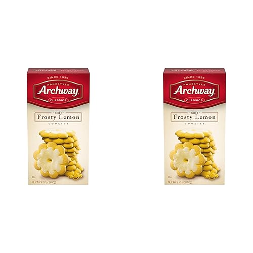 Archway Cookies, Soft Frosty Lemon Cookies, 9.25 Oz (Pack of