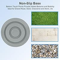 Vista 7 de supregear Puntas de bastón de goma de 1 pulgada (0.157 x 0.984 in), tapones de extremo resistentes para bastón de caminar, tapas de repuesto de 1