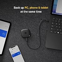 Vista 2 de Synology BeeDrive 2TB │ Copia de seguridad simultánea de archivos de Windows y fotos de iOS/Android │ Transfiere archivos de teléfono inteligente a