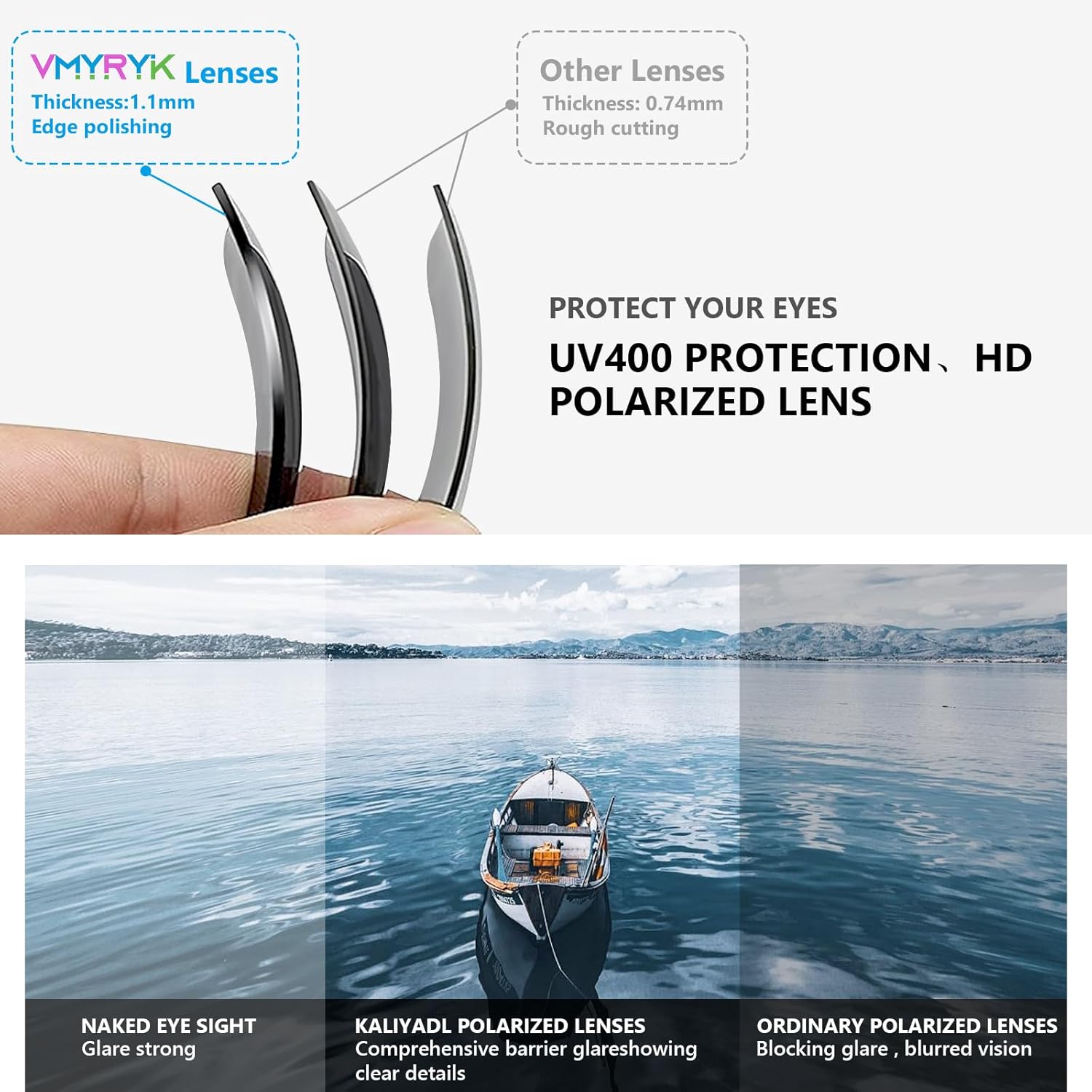 Oversized Sunglasses Mens Trendy Polarized Large Driving Sunglasses For Men and Women UV Protective Big Sunnies Shades - Image 10